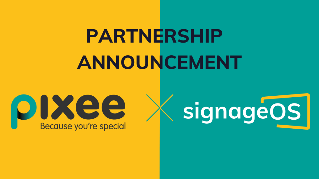 signageOS Partners with Pixee to Provide Dynamic Digital Signage Solutions