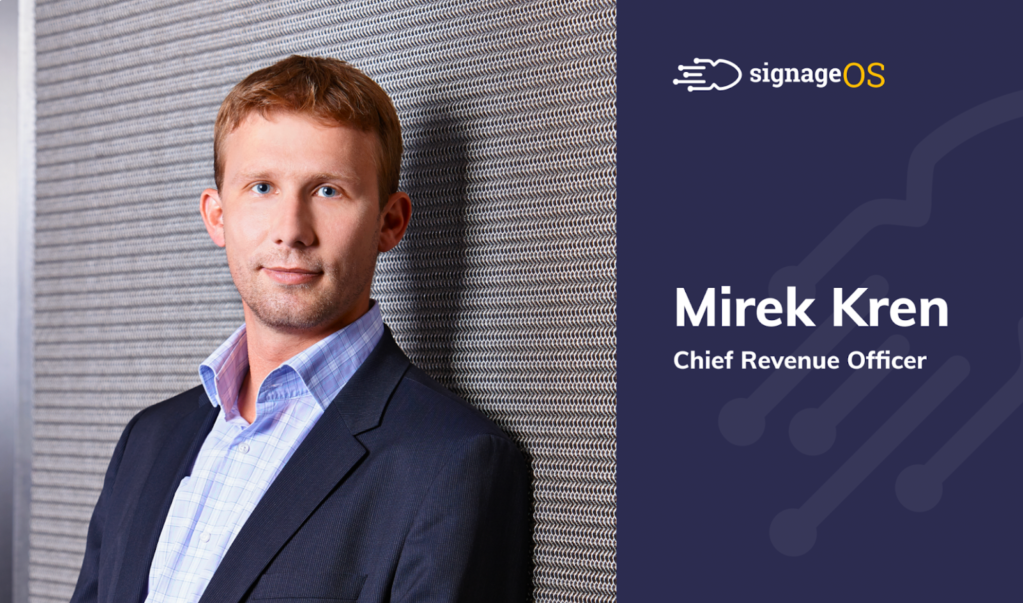 Interview with Mirek Kren, Chief Revenue Officer of signageOS